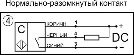 Датчик бесконтактный ёмкостный E03-NO-NPN(Л63)